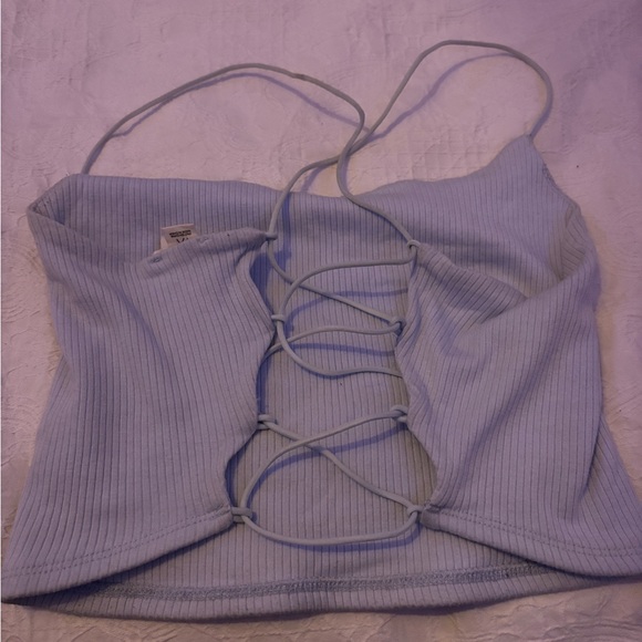 Garage Blue Ribbed Camisole - Picture 2 of 3